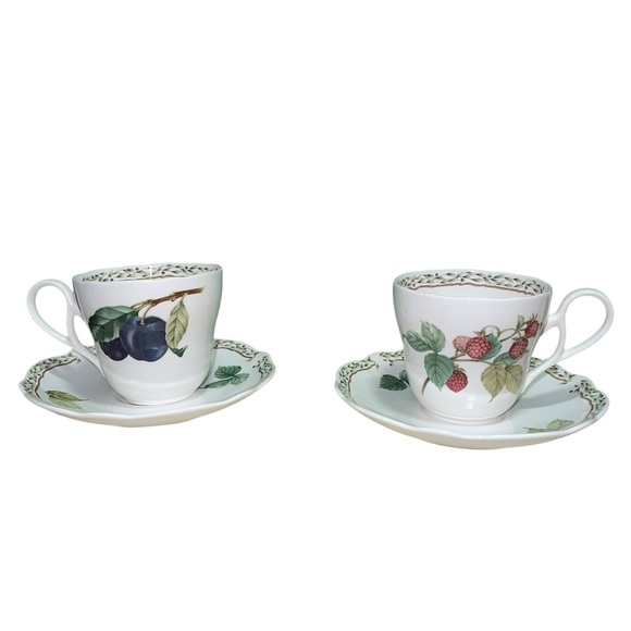 Noritake Other - Noritake Primachina Royal Orchard Teacups and Saucers, set of two (5 sets avail)